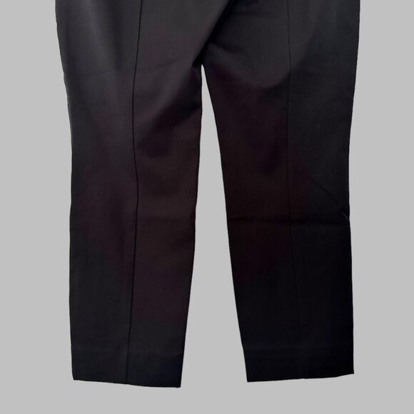 Everlane side zip black stretch cotton pants size 16 - Picture 5 of 8